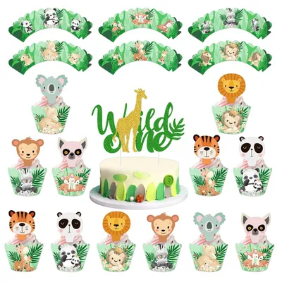 Productafbeelding van Happy Birthday Cupcake Toppers voor Feestelijke Decoraties