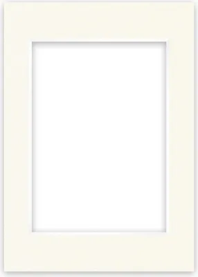 Produktbild von nielsen Conservation Passepartout 1,5 mm, Außenformat 42x59,4 cm (DIN A2) für Bilder DIN A3, Elfenbein cremeweiß glatt