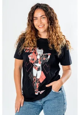 Productafbeelding van Harley Quinn T-shirt voor volwassenen, zwart, model GTBB - maat S