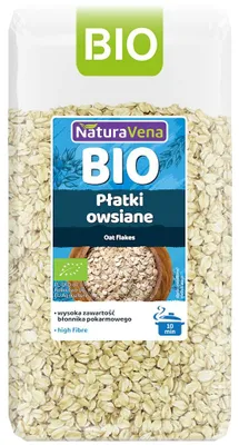 PŁATKI OWSIANE BIO 600 g - NATURAVENA