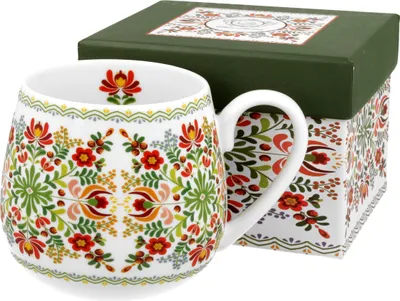 Produktbild von DUO ETNO Fassbecher 430 ml HUNGARIAN New Bone China Porzellan