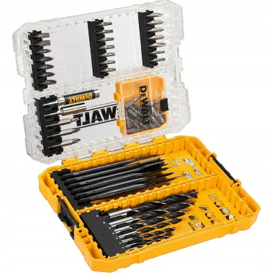 Obrázek produktu pro Sada vrtáků a bitů do dřeva Dewalt 57ks.