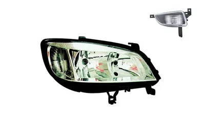 Produktbild von Scheinwerfer passend für Opel Zafira A 04/99-06/2005 H7 HB3 Re. + Nebel. 1216276 09118792 6710014 09117327 Johns