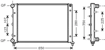 Produktbild von DIEDERICHS DCM1352 Kühler Wasserkühler Motorkühler für ALFA ROMEO 147 (937)