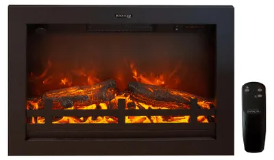 Immagine prodotto di Caminetto elettrico Xaralyn - Flandria - 1500 Watt di riscaldamento - con telecomando - camino da incasso - caminetto decorativo