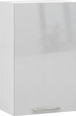 Image de Akord Armoire Cuisine Suspendue Oliwia Blanc/Métal Brillant 50X30X72