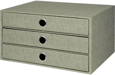 Produktbild von RÖSSLER Schubladenbox S.O.H.O. salbei 3 Stück