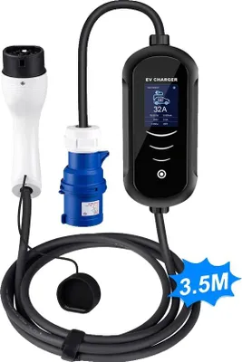 Obrázek produktu pro Nabíječka EV, proud 32A, výkon 7KW, 7KW 3,5M, TYP2