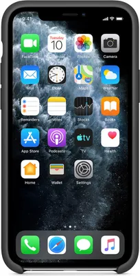 Produktbild von Apple MX002ZM/A, Cover, Apple, iPhone 11 Pro Max, 16,5 cm (6.5"), Schwarz