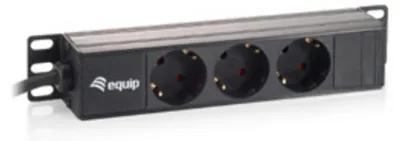 Immagine prodotto di Equip 333302 Multipresa Equip da 10" 1U, 3 prese francesi, 250 V max 3500 W
