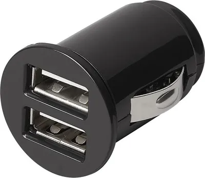 Productafbeelding van USB-lader, 2-poorts, mini type A, 12V/24V, 3100mA