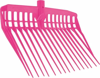 Obrázok produktu pre Kerbl Dunggabel EcoFork, Farbe Pink ohne Stiel, L x B 28 x 30 cm, mit 16 Zinken