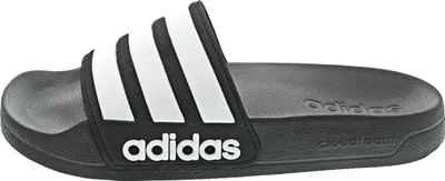 Produktbild von Adidas Cloudfoam Adilette, Männlich, Erwachsener, Schwarz, Weiß, Einfarbig, 39.3 (39 1/3)