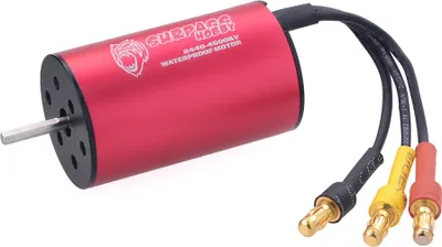 Obrázek produktu pro Surpass Hobby 2440 4600KV / 6080KV KK Series 2S Brushless Vodotěsný motor pro 1 / 16 1 / 18 RC Červené auto