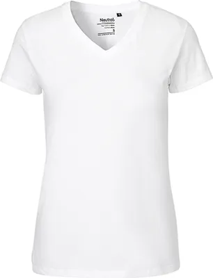 Immagine prodotto di Neutral O81005 | Maglietta con scollo a V da donna - Colore: Bianco - Taglia: M