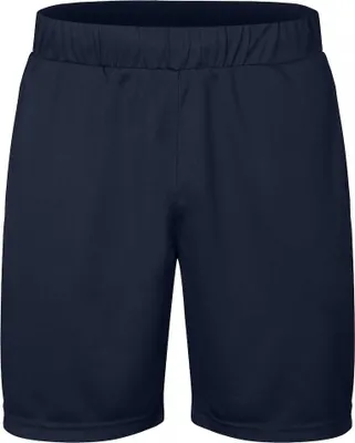 Produktbild von Basic Active Shorts aus Interlock-Gewebe mit Gummizug und Kordelzug in der Taille