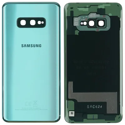Produktbild von Samsung Galaxy S10e (SM-G970F) Backcover + Kameraglas + Kleber, Grün