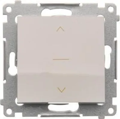 Produktbild von Kontakt-Simon DZW1K.01/11, Kunststoff, Weiß, IP20, 250 V, 10 A, 75 mm