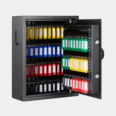 Produktbild von VonHaus Digitaler Schlüsselkasten mit Tastatur, Wandmontage für 71 Schlüsseln