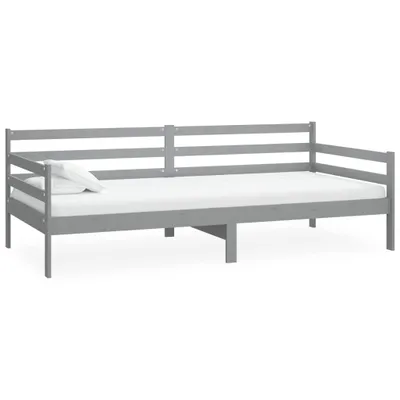 Zdjęcie produktu dla VidaXL 806937, sofa rozkładana, Szary, Drewno sosnowe, 2040 mm, 980 mm, 700 mm