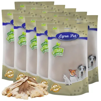 Produktbild von 10 kg Lyra Pet® Kaninchenohren mit Fell