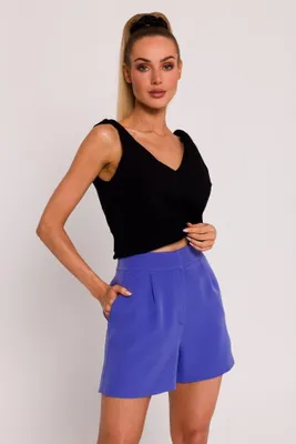 Produktbild von Made of Emotion Elegante Shorts für Damen Joltel M775 helles Lila XXL