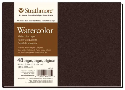 Productafbeelding van 400 Aquarel Hardbound 300gsm Papieren Boek, Koud geperst, 8,5 x 5,5 inch, 24 vellen, ideaal voor professionals en studenten