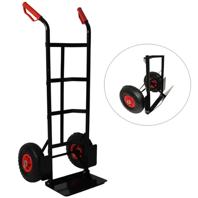 Produktbild von Sackkarre klappbar Transportkarre Stapelkarre Karre Transport 200 kg Schwarz