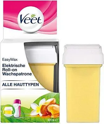 Image de Cartouche de cire Veet Easy Wax Roll-on inspirations essentielles tous types de peau 50ml