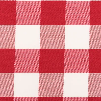Produktbild von Dekostoff Meterware Karos rot weiß 140cm