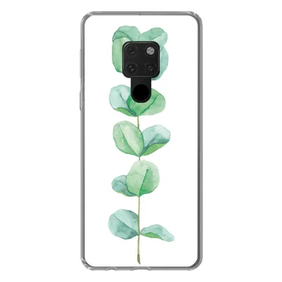 Produktbild von MuchoWow® Handyhülle Schutzhülle Hülle für Huawei P40 Lite Aquarell - Eukalyptus - Pflanze Silikon Softcase Handy Hülle - Handy