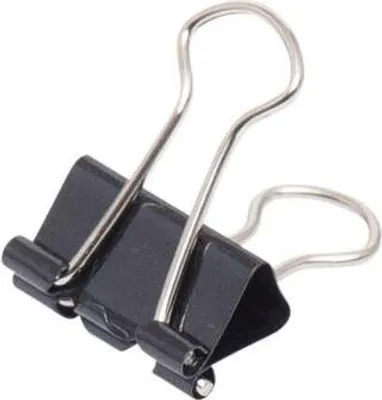 Produktbild von MAUL Foldback-Klemmer Federstahl Metall 12 Stück 19 mm schwarz