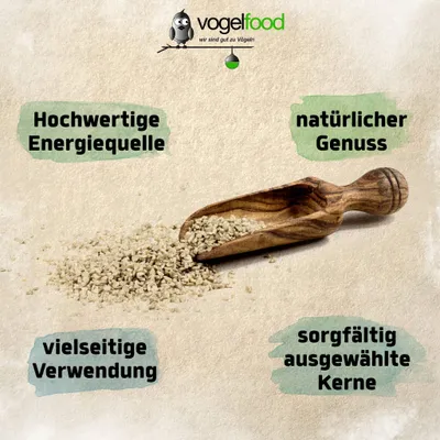 Produktbild von 25kg Vogelfood Sonnenblumenkerne Bruch frische Ernte Vogelfutter Ganzjahresvogelfutter