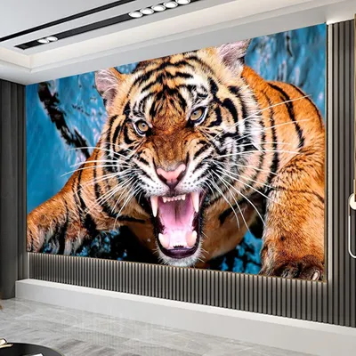 Obrázok produktu pre 5D Diamond Painting Tiger Roar Veľká súprava XXL s príslušenstvom 180x70cm