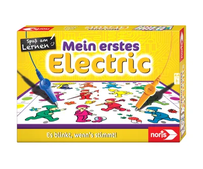 Immagine prodotto di Noris Mein erstes Electric, Elektrisches Spielbrett, Brettspiel, Rätselspiel, Kinder, Spiel, 606013714