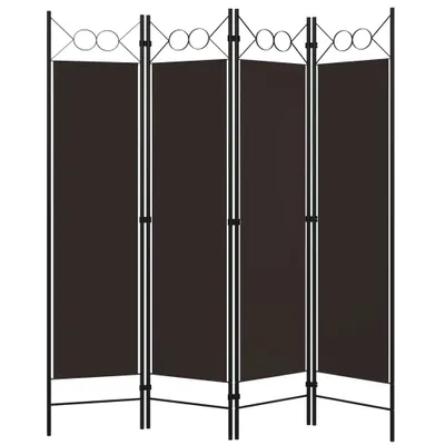 Immagine prodotto di Paravento a 4 Pannelli Marrone 160x180 cm
