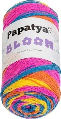 Image de PAPATYA BLOOM - 100g / 335 m - Jaune,Bleu,Rose