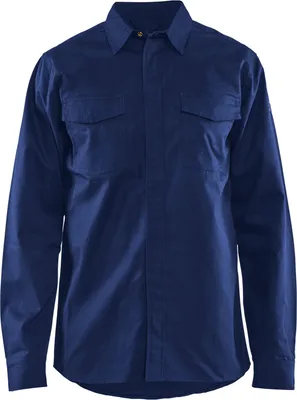 Produktbild von Blakläder Flammschutz Hemd 3226 1504 in 2 Farben, Farbe:schwarz, Größe:2XL