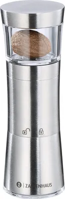 Immagine prodotto di Zassenhaus, macinino per noce moscata MEPHISTO, 13 cm, acciaio inossidabile/acrilico, codice prodotto: 35353, codice EAN: 4006528035353