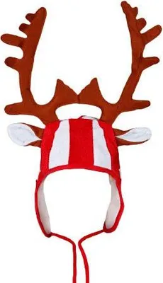 Produktbild von Verrückte Weihnachten – Lustige Weihnachtsmützen für Damen, Herren & Kinder – Schneemann, Tannenbaum, Nikolaus – Witzige Party Mütze Uni Kostüm Accessoire für Weihnachtsfeier & Winterfeste Modell wählen: mit Rentiergeweih