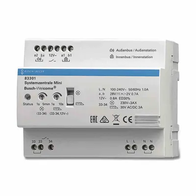 Zdjęcie produktu dla Busch-Jaeger 83301 zentrale Smart Home Steuereinheit Verkabelt (2CKA008300A0462)