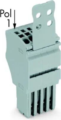 Produktbild von Wago 2020 104/133 000 Federleiste 50 Stück Klemmenleisten Stockklemmen Klemmen