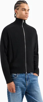 Produktbild von Armani Exchange 6dze6g_zm5bz Vollreißverschluss Pullover Schwarz M Mann Schwarz M