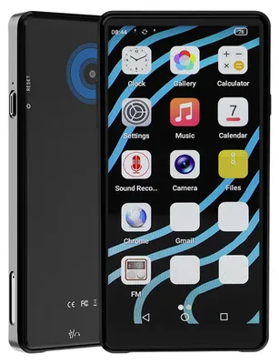Produktbild von 64 GB MP3-Player mit Bluetooth und WLAN für Android 12, 4,99-Zoll-HD-Touchscreen, MP4-Musikplayer, 16-MP-Kamera, Kindersicherung, schwarz