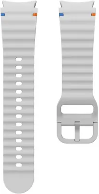 Zdjęcie produktu dla Opaska do smartwatcha Go Go Gadget – silikonowa opaska – kompatybilna z zegarkami Samsung Galaxy Watch 7 o średnicy 40 i 44 mm – jasnoszara