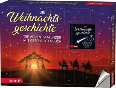 Produktbild von ROTH Tee-Adventskalender "Die Weihnachtsgeschichte"