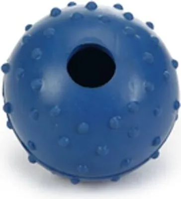 Produktbild von Beeztees Massiv Ball+Glocke - Hundespielzeug - blau - 5 cm