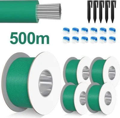 Obrázok produktu pre Vodiaci drôt, 500 m, pre robotické kosačky, s 1750 konektormi + 60 káblových konektorov pre robotické kosačky