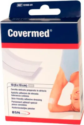 Image de Bsn Medical Leukoplast pansements adhésifs pour peaux sensibles, 6 x 10 cm