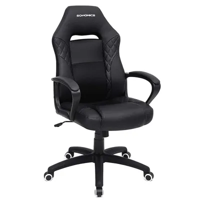 Produktbild von Famanu Bürostuhl höhenverstellbar - Gaming Stuhl - Schwarz
